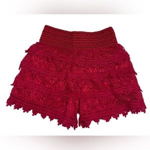 💙❤️ Vintage lace layered shorts